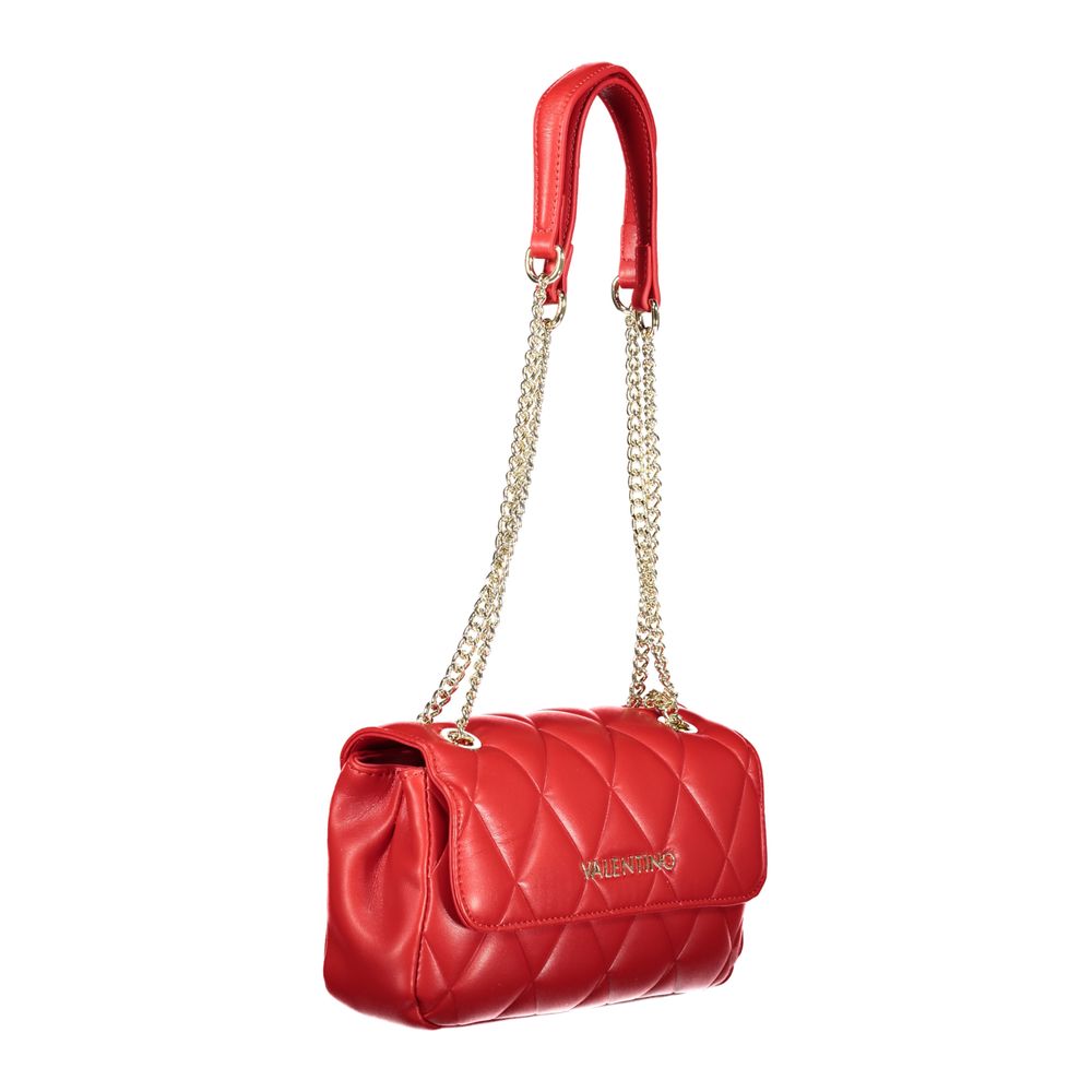 Mario Valentino Red Polyurethane Women Handbag | Regal Royce