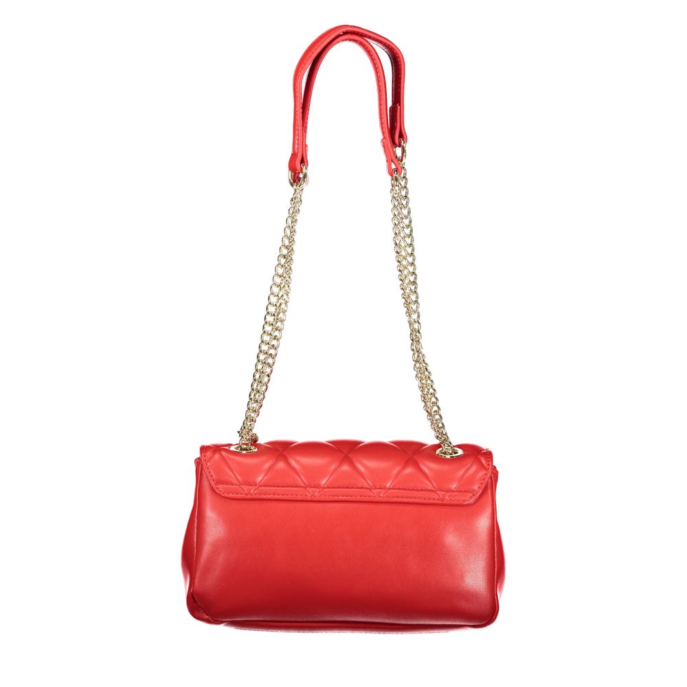 Mario Valentino Red Polyurethane Women Handbag | Regal Royce