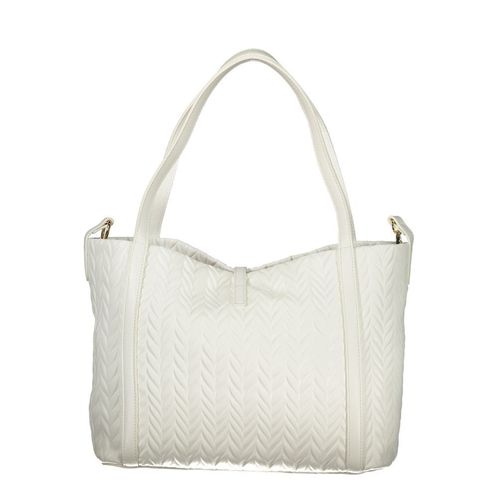 Mario Valentino Bianco Poliuretano Women Handbag | Regal Royce