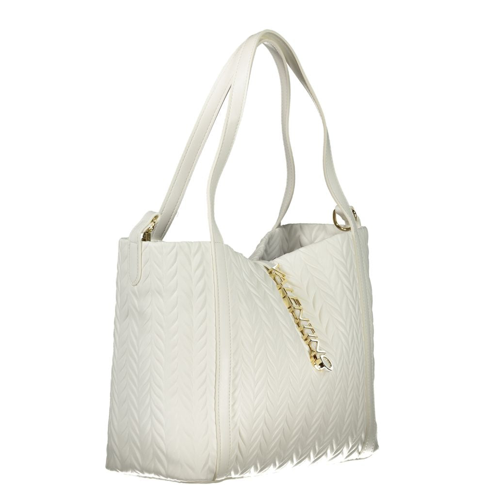 Mario Valentino Bianco Poliuretano Women Handbag | Regal Royce