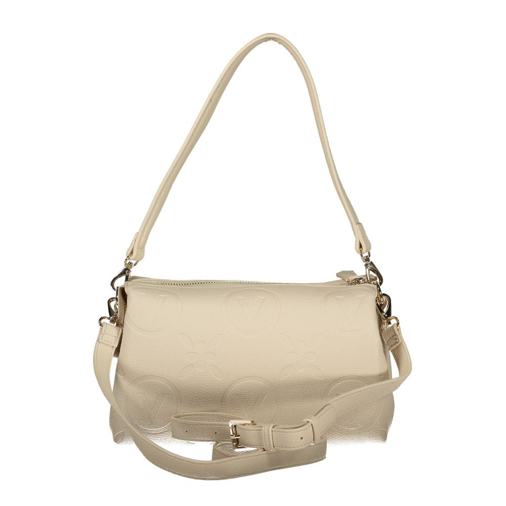 Mario Valentino Beige Polyurethane Women Shoulder Bag | Regal Royce