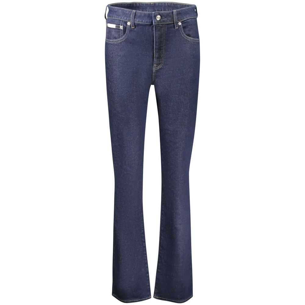 Calvin Klein Blu Cotton Women Jeans | Regal Royce