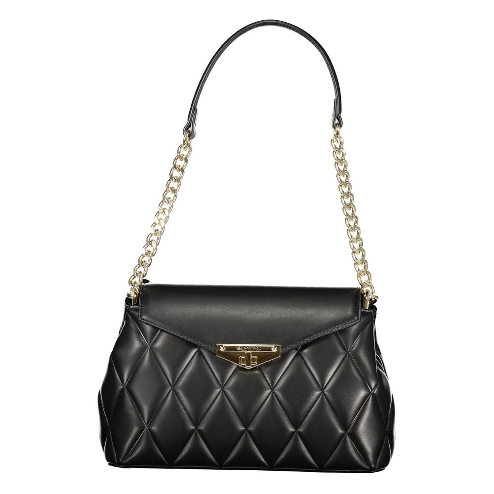 Mario Valentino Nero Polyurethane Women Shoulder Bag | Regal Royce