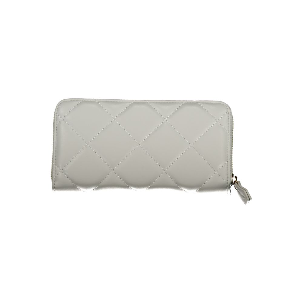 Mario Valentino Grigio Polyurethane Women Wallet | Regal Royce