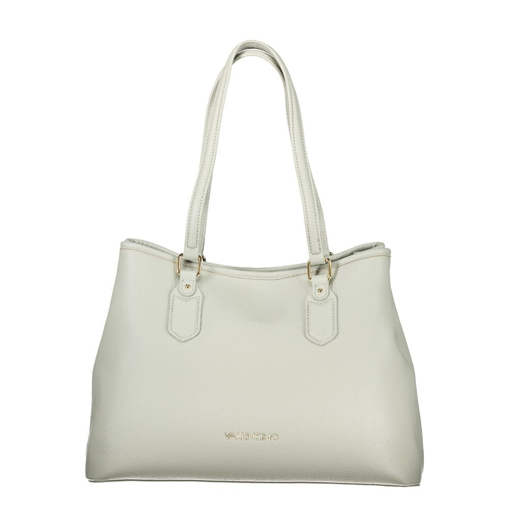 Mario Valentino Gray Polyethylene Handbag