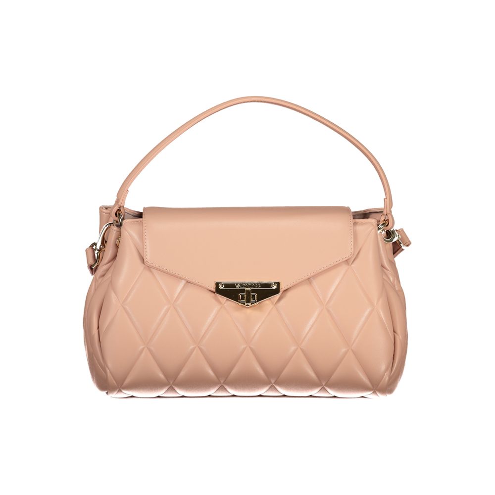 Mario Valentino Rosa Polyurethane Women Handbag | Regal Royce