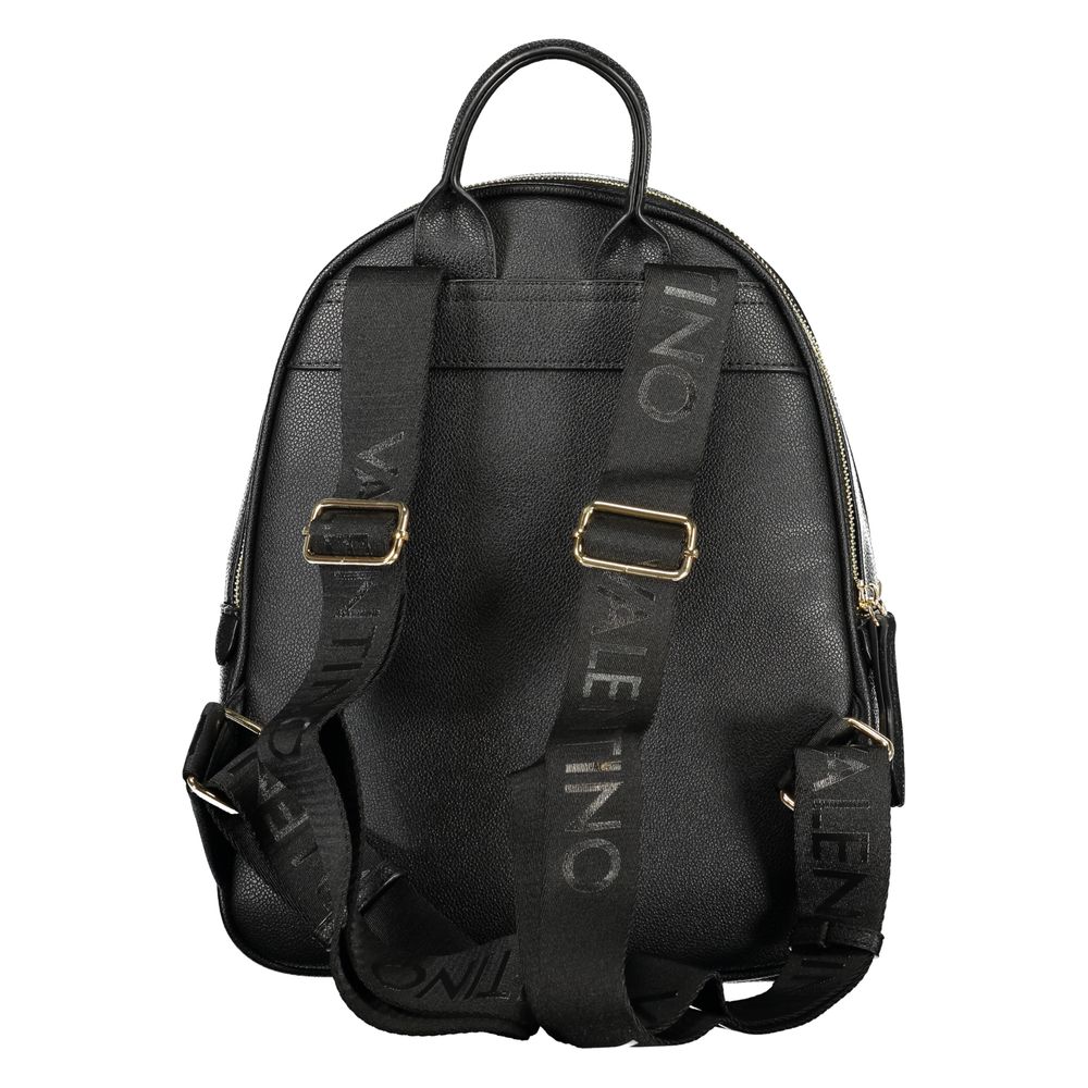 Mario Valentino Nero Poliuretano Women Backpack | Regal Royce