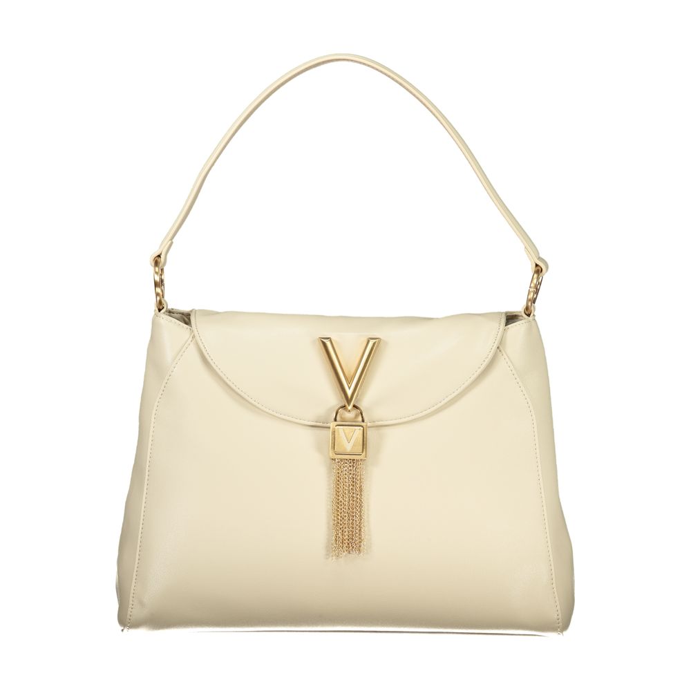 Mario Valentino Beige Polyurethane Women Shoulder Bag | Regal Royce