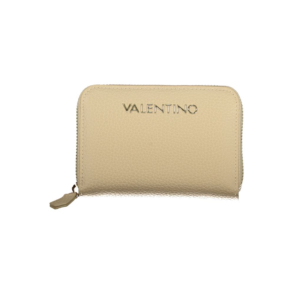 Mario Valentino Beige Polyurethane Women Wallet | Regal Royce