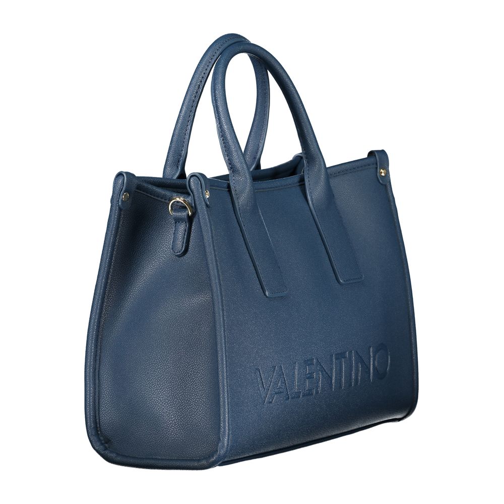 Mario Valentino Blu Polyurethane Women Handbag | Regal Royce