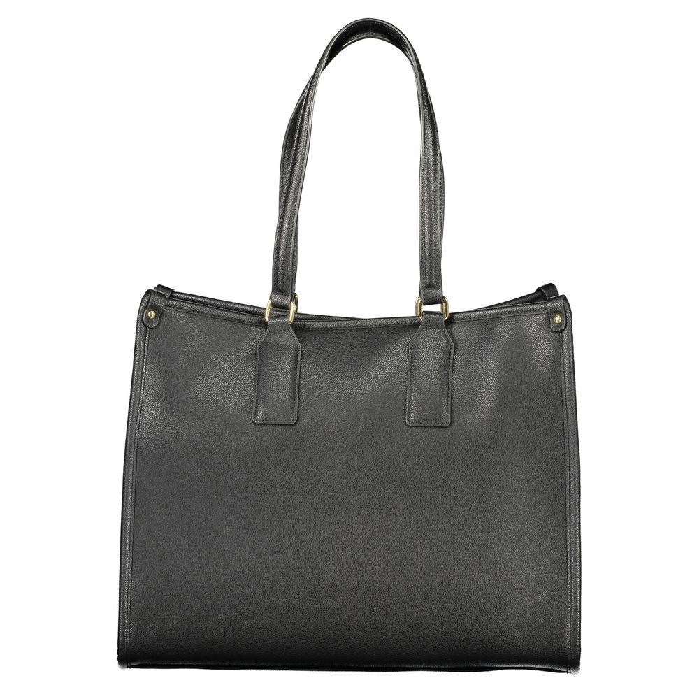 Mario Valentino Nero Poliuretano Women Handbag | Regal Royce