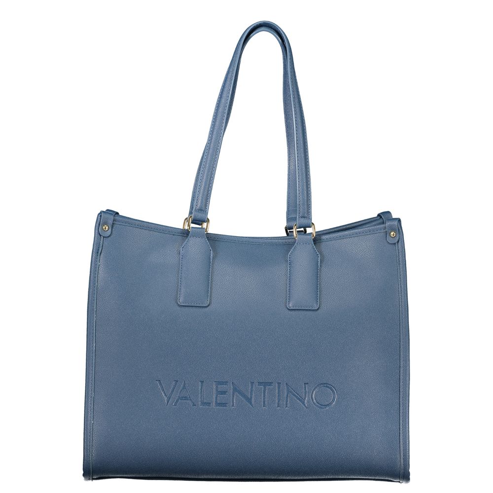 Mario Valentino Blu Polyurethane Women Handbag | Regal Royce