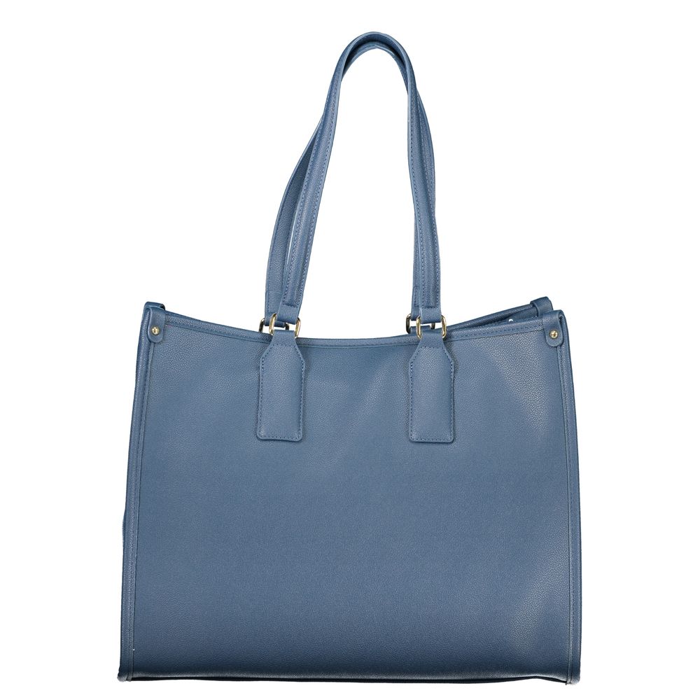 Mario Valentino Blu Polyurethane Women Handbag | Regal Royce