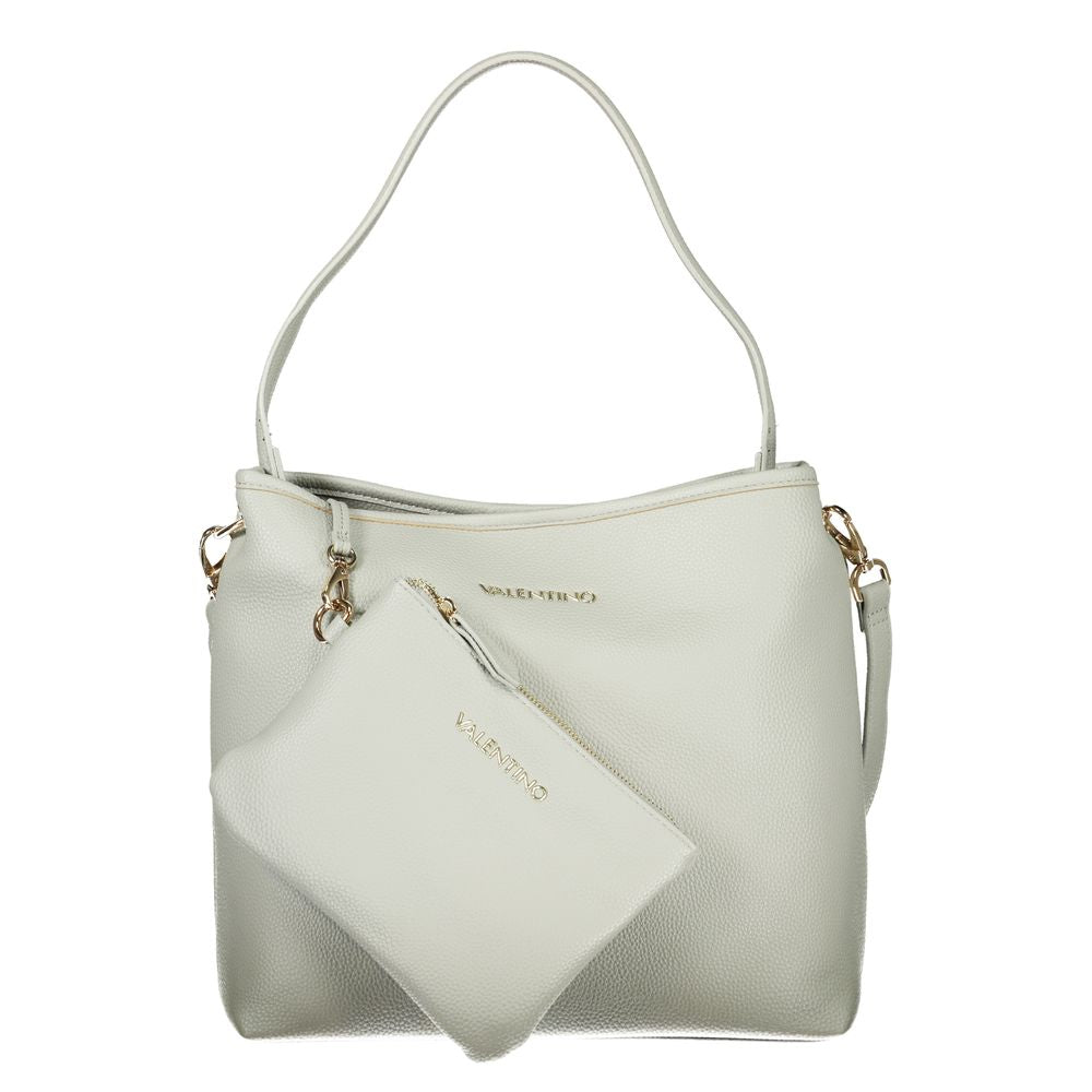 Mario Valentino Grey Polyurethane Women's Bag | Regal Royce