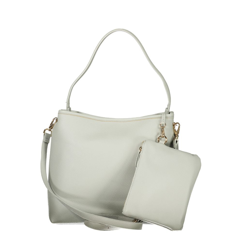 Mario Valentino Grey Polyurethane Women's Bag | Regal Royce