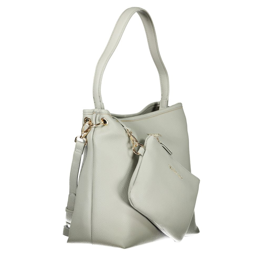 Mario Valentino Grey Polyurethane Women's Bag | Regal Royce