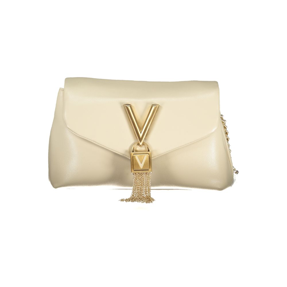 Mario Valentino Beige Polyurethane Women Shoulder Bag | Regal Royce