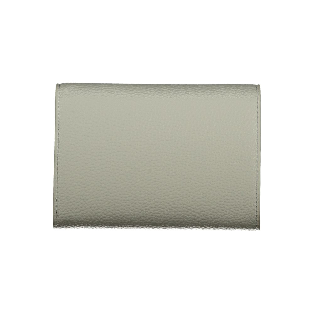 Mario Valentino Grigio Polyurethane Women Wallet | Regal Royce