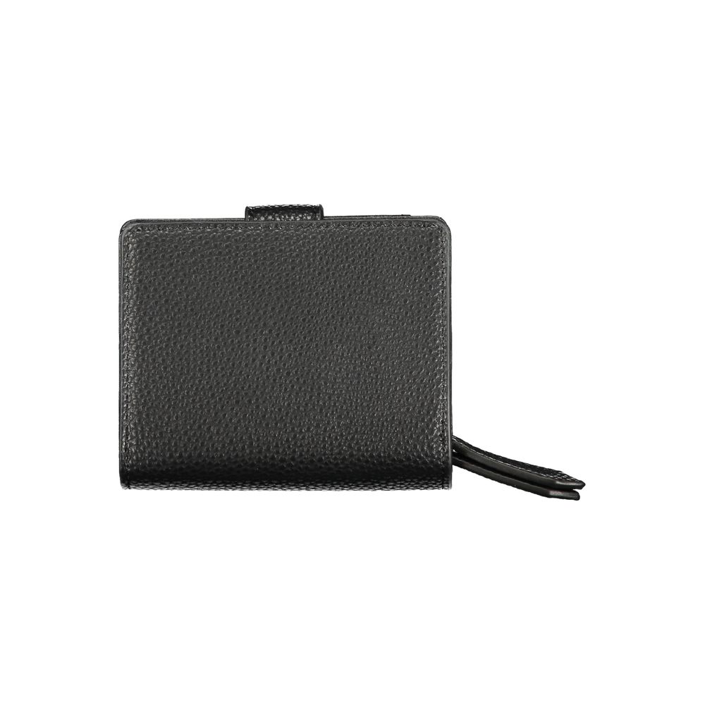 Mario Valentino Black Polyurethane Women Wallet | Regal Royce