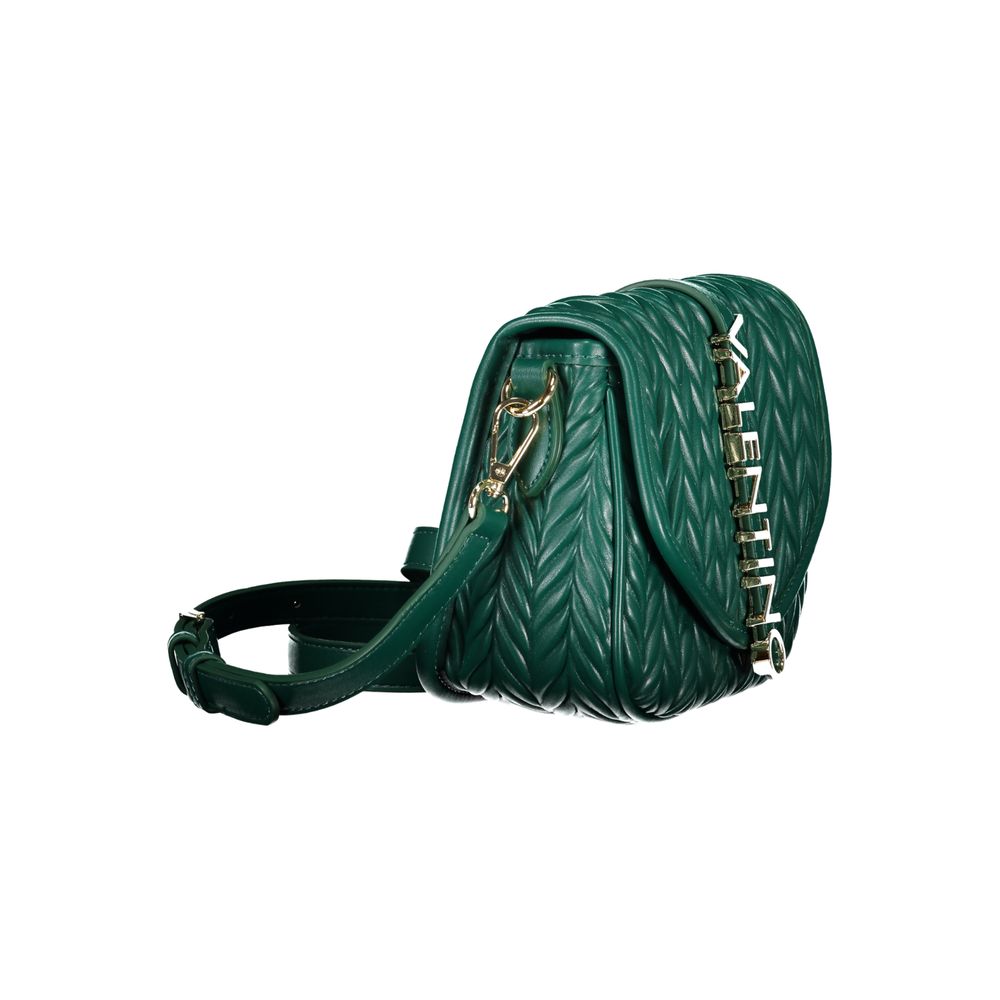 Mario Valentino Verde Polyurethane Women Handbag | Regal Royce