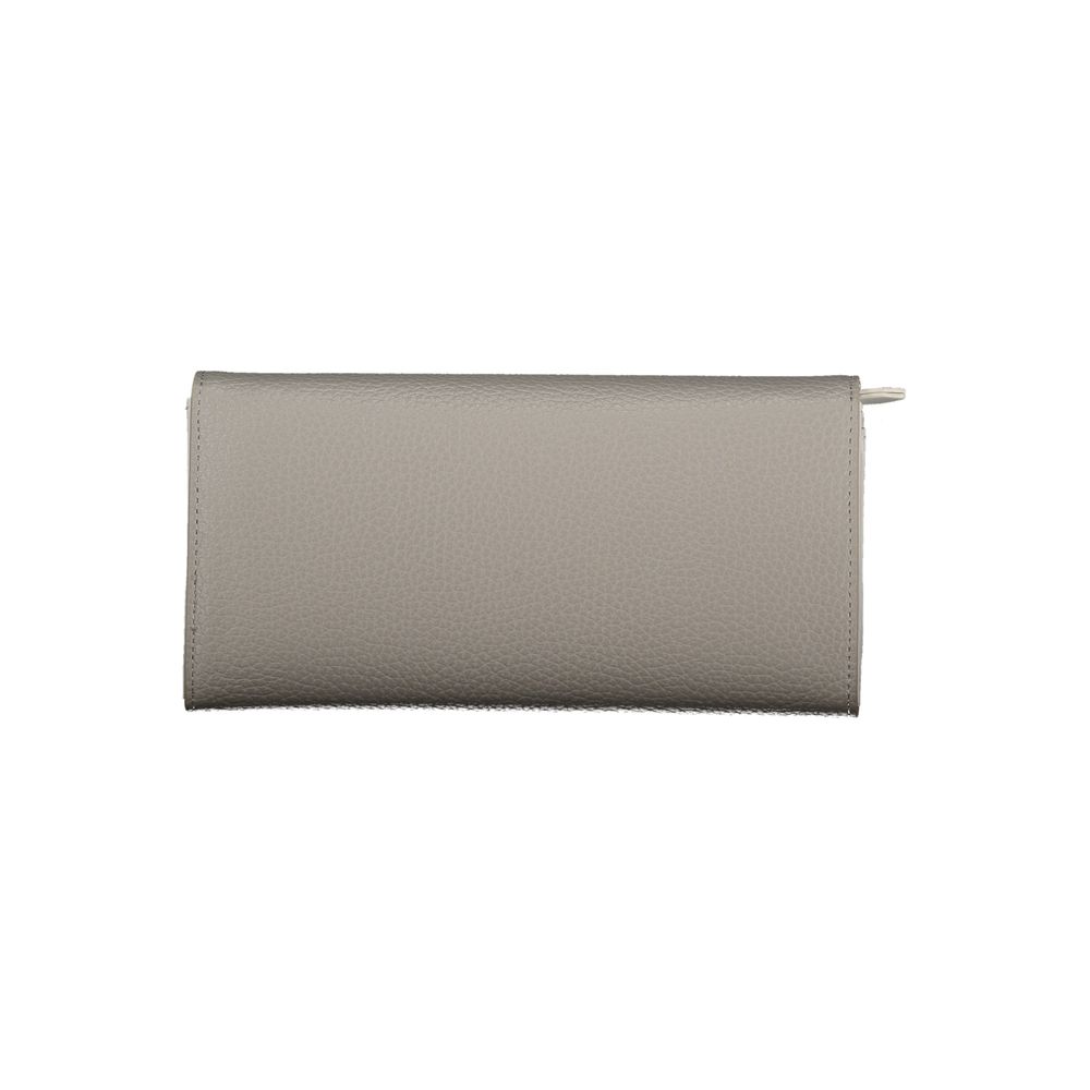 Mario Valentino Grigio Polyurethane Women Wallet | Regal Royce