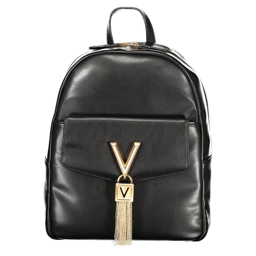 Mario Valentino Nero Poliuretano Women Backpack | Regal Royce