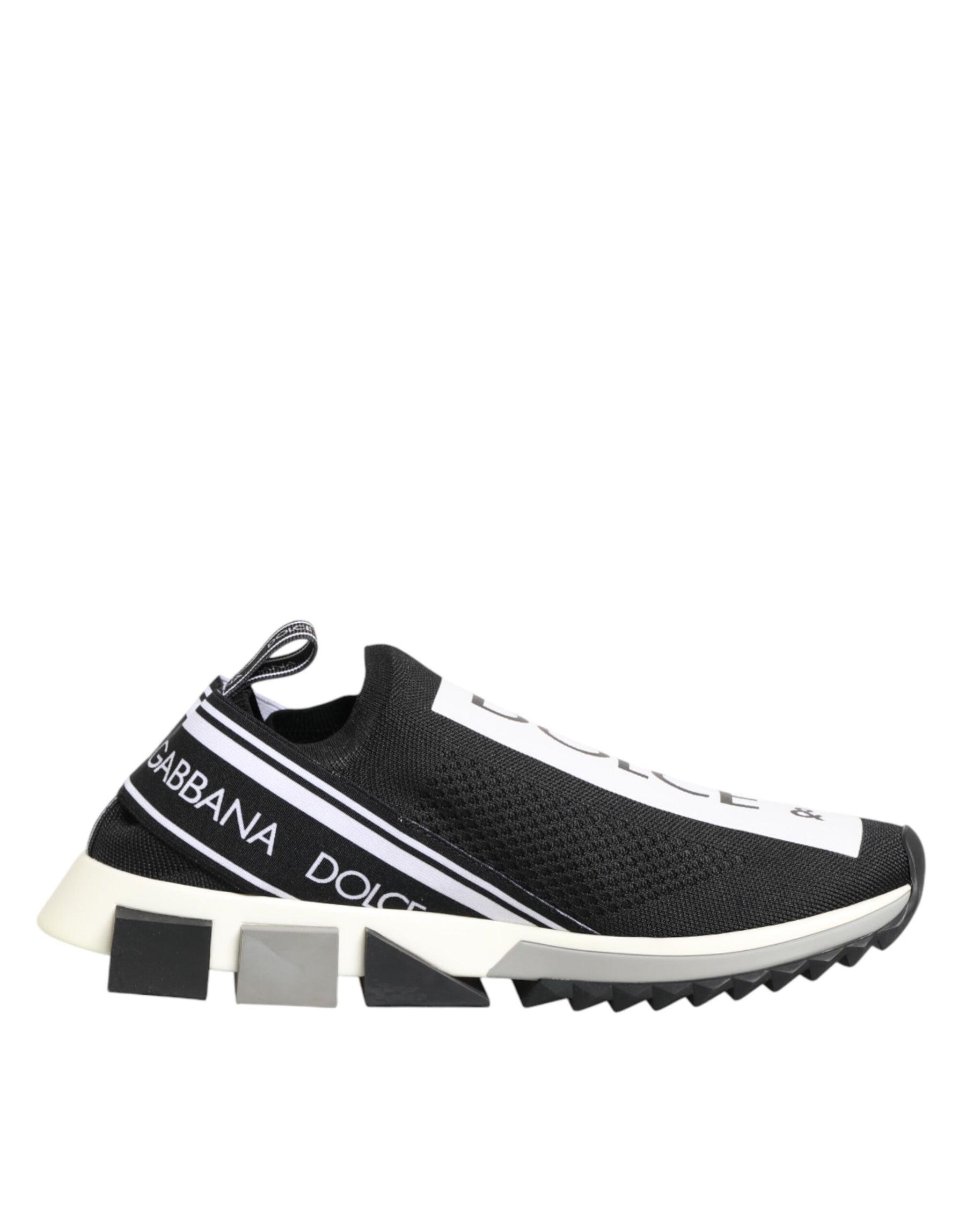 Dolce & Gabbana Black Slip On Sorrento Men Sneakers Shoes | Regal Royce