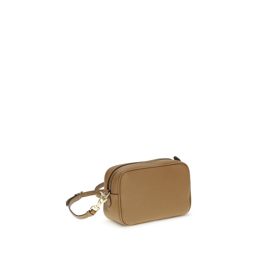 Prada Beige Calf Leather Bos Taurus Shoulder Bag | Regal Royce