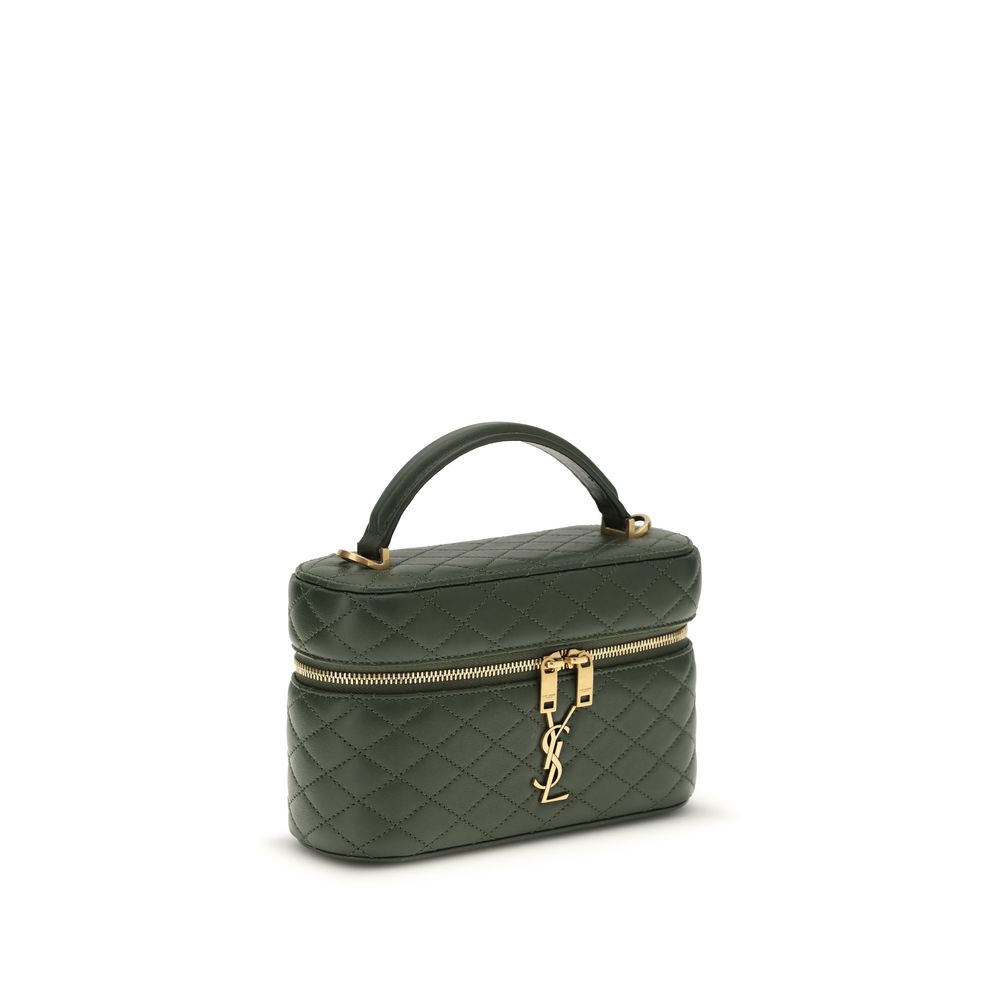Saint Laurent Green Calf Leather Bos Taurus Handbag