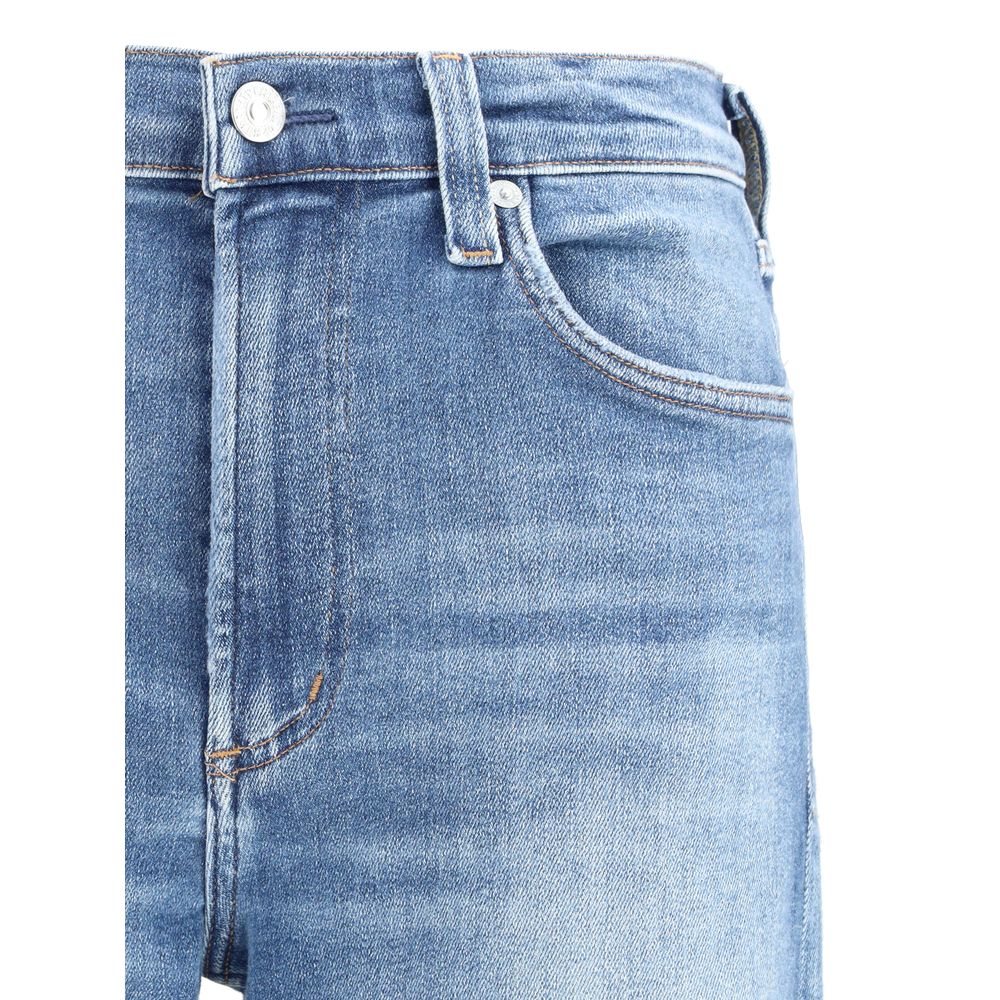 Citizens of Humanity Blue Cotton Straight-Leg Jeans | Regal Royce
