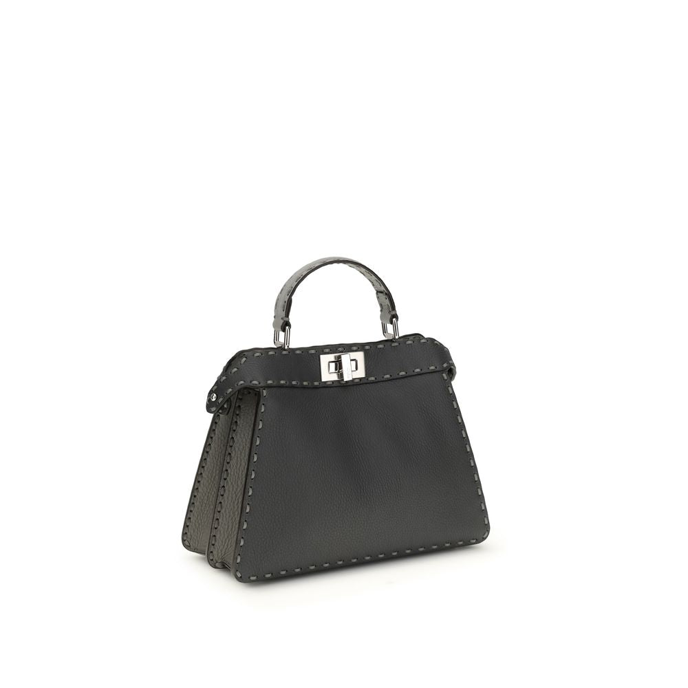 Fendi Gray Leather Handbag | Regal Royce