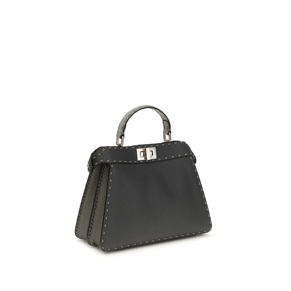 Fendi Gray Leather Handbag | Regal Royce