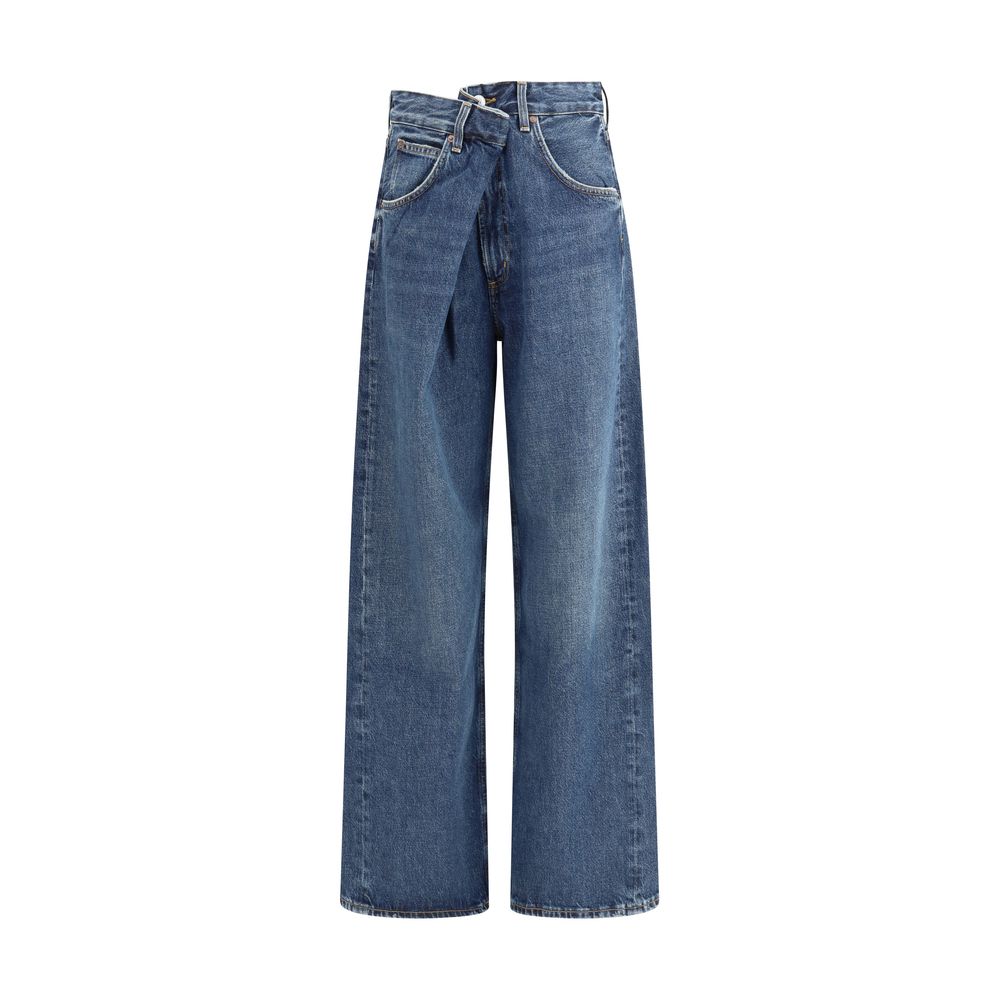 Agolde Blue Cotton Jeans Denim | Regal Royce