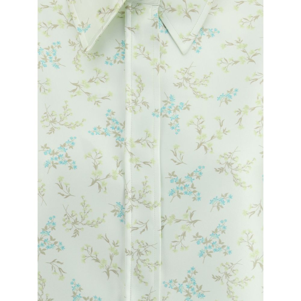 Jil Sander Bicolor Silk Pattern Shirt | Regal Royce