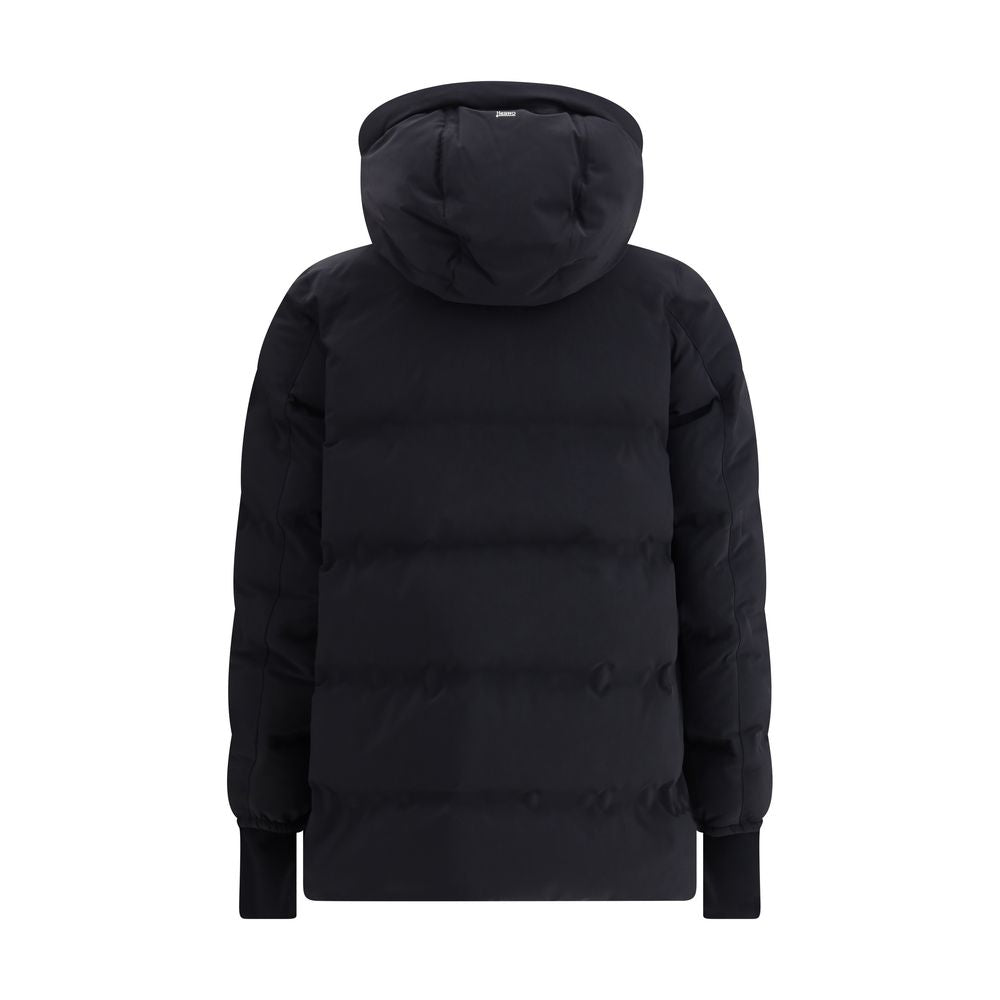 Herno Black Polyester Full-Length Jacket | Regal Royce