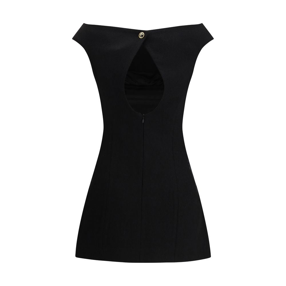 Marine Serre Black Wool Casual Dress | Regal Royce