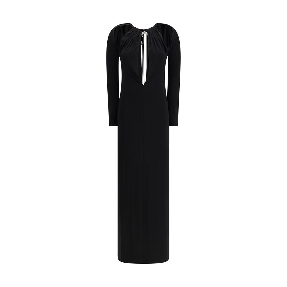 Marine Serre Black Viscose Casual Dress | Regal Royce