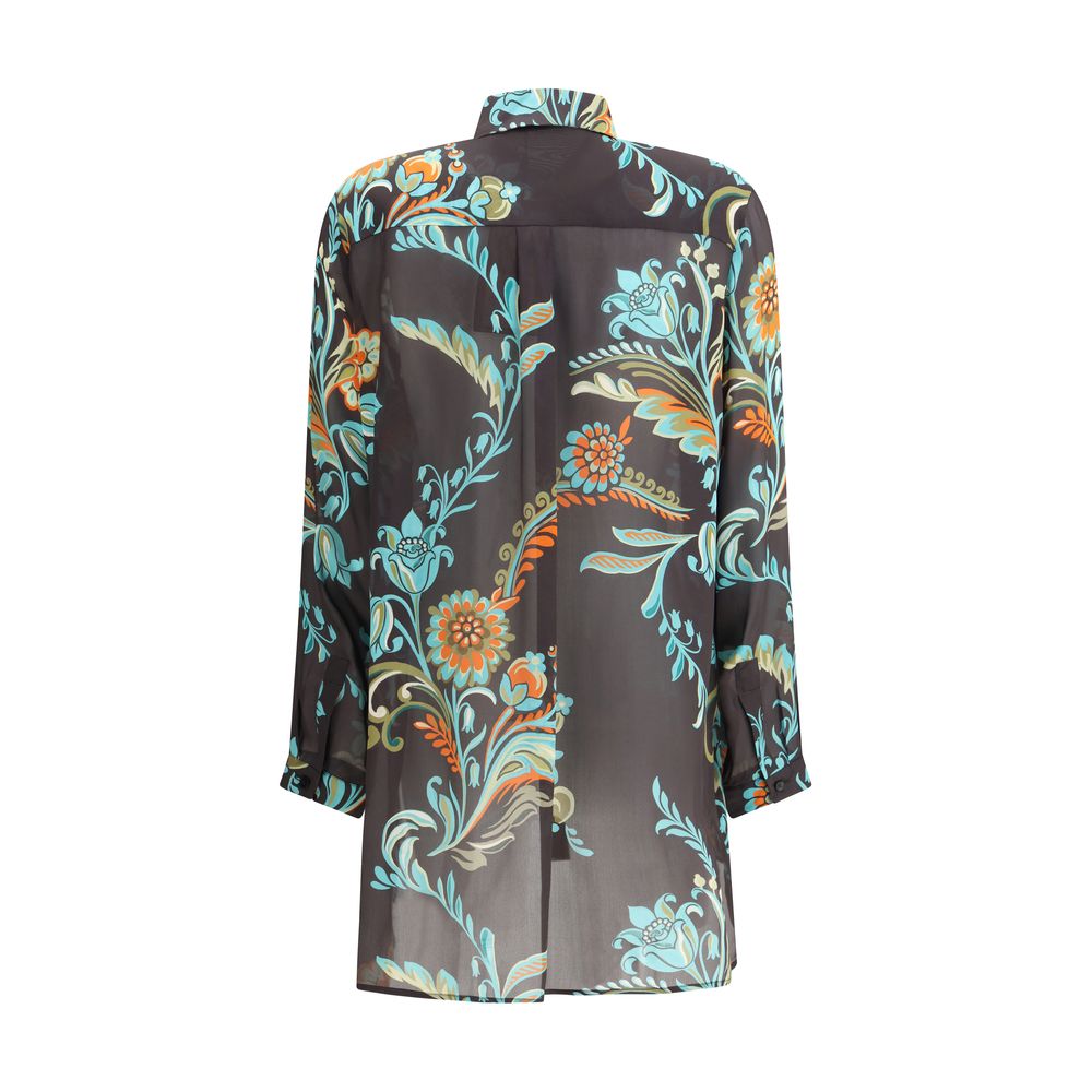 Etro Multicolor Silk Pattern Shirt | Regal Royce