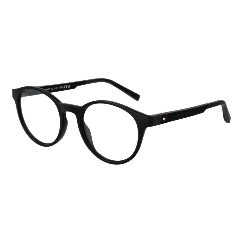 Tommy Hilfiger Black Polyamide Glasses (Frames) | Regal Royce