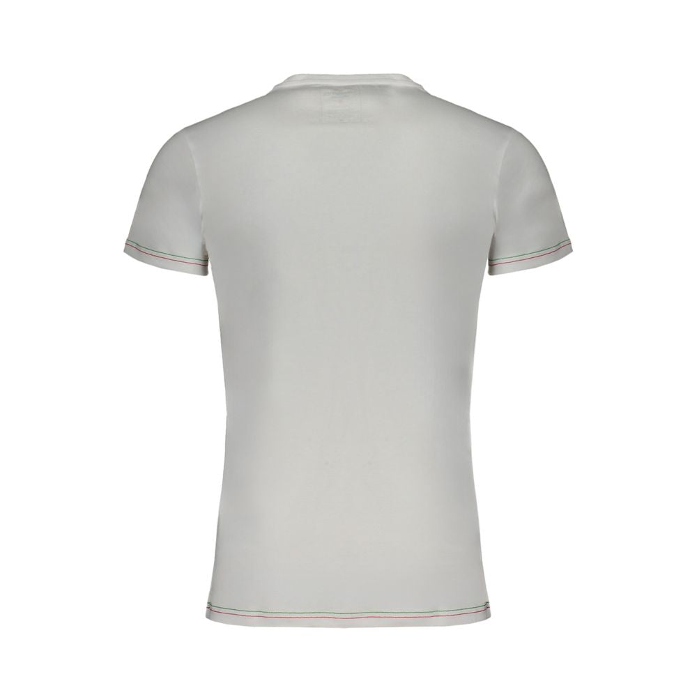 Aeronautica Militare White Cotton Men's T-Shirt | Regal Royce