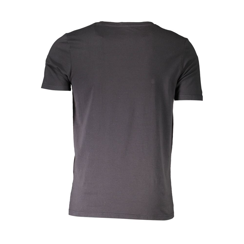 Aeronautica Militare Black Cotton Men's T-Shirt | Regal Royce