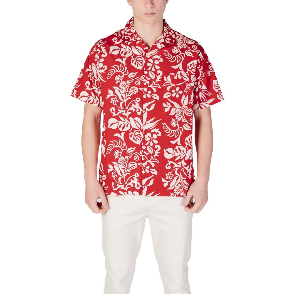 Replay Red Cotton Shortsleeve Shirt | Regal Royce