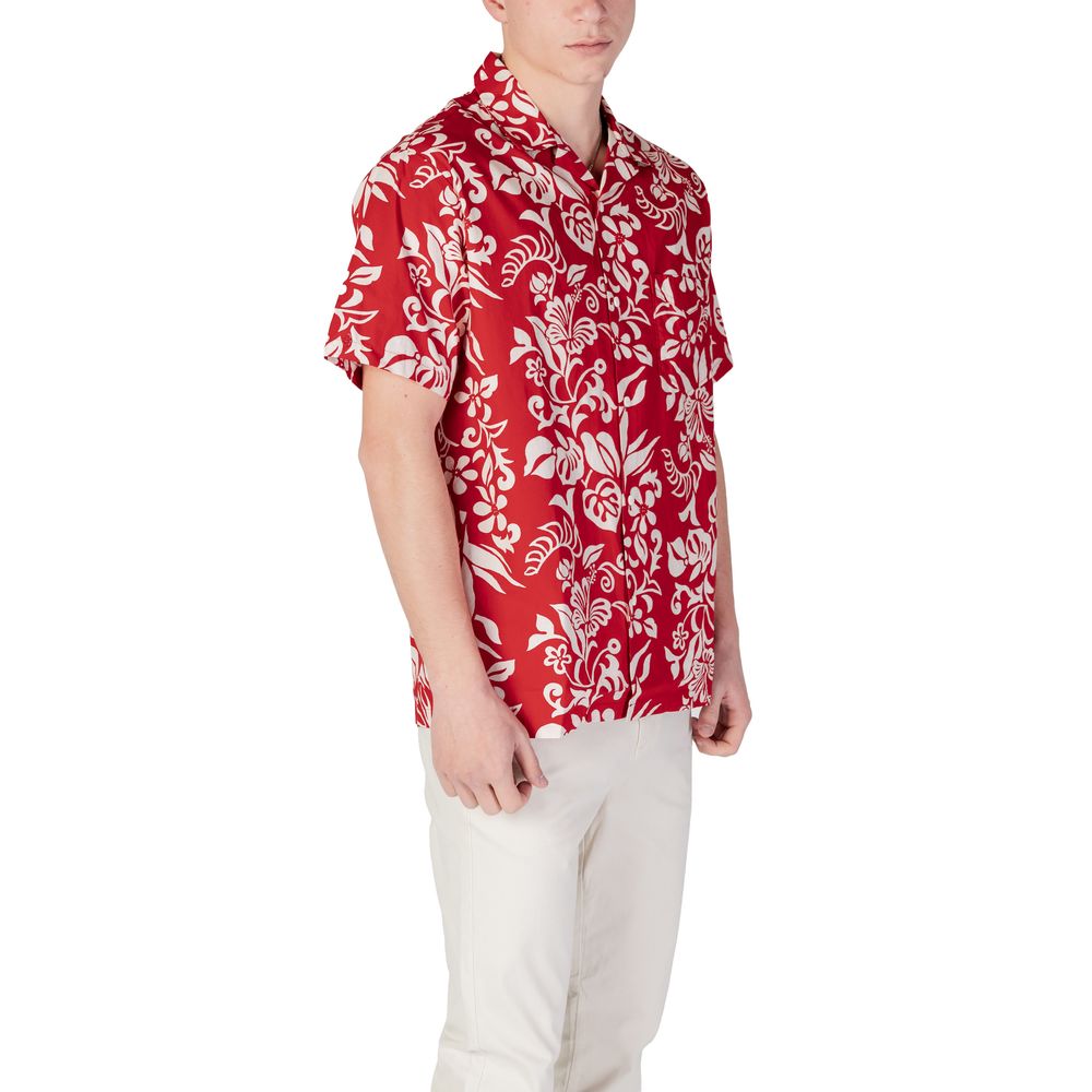 Replay Red Cotton Shortsleeve Shirt | Regal Royce