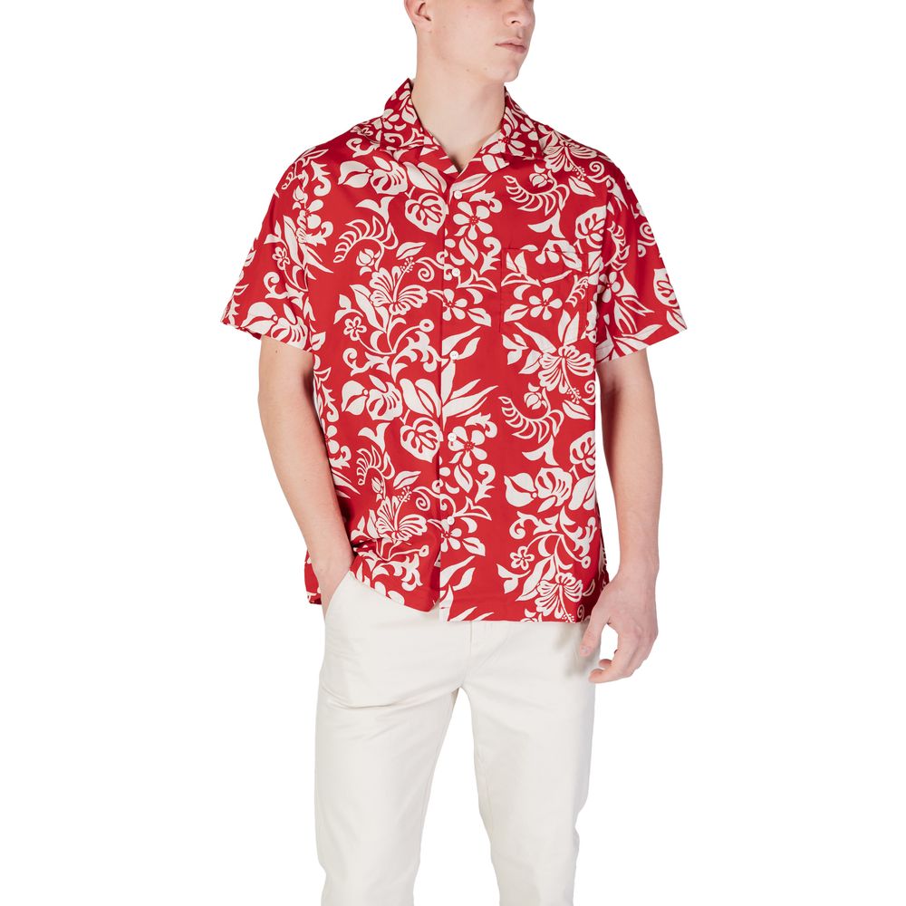 Replay Red Cotton Shortsleeve Shirt | Regal Royce