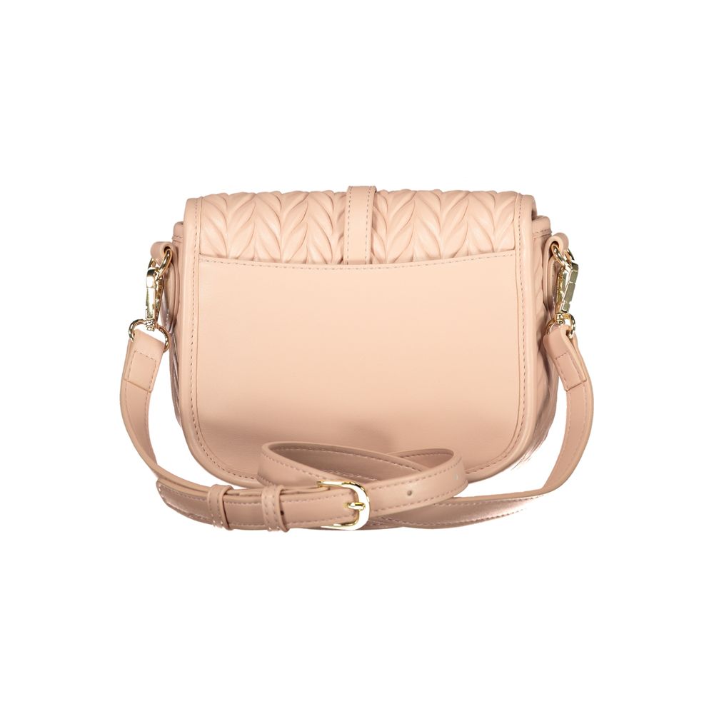 Mario Valentino Rosa Polyurethane Women Handbag | Regal Royce