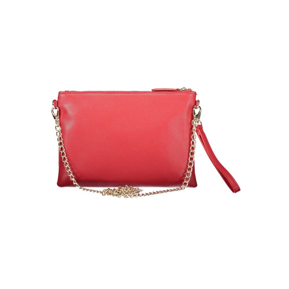 Mario Valentino Rosso Polyurethane Women Handbag | Regal Royce