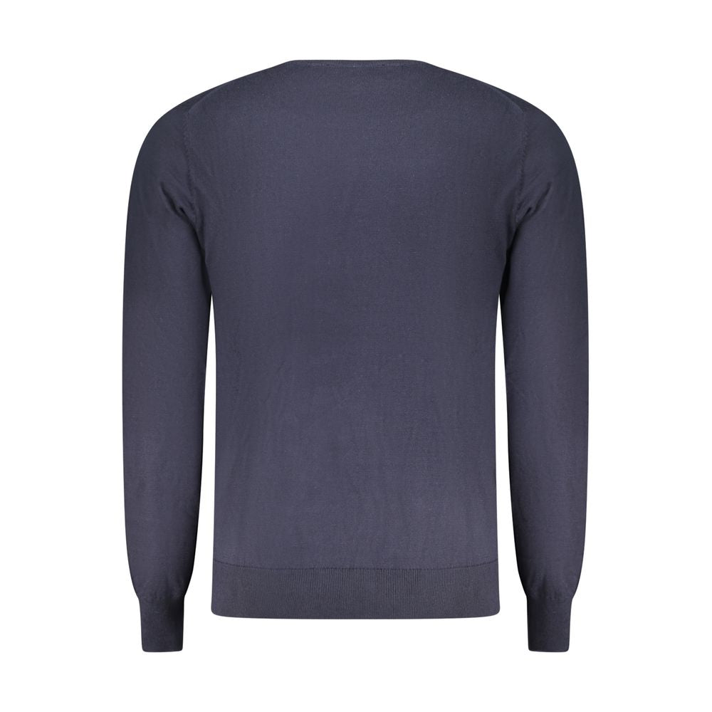 Accademia Militare Blue Cotton Men's Sweater | Regal Royce