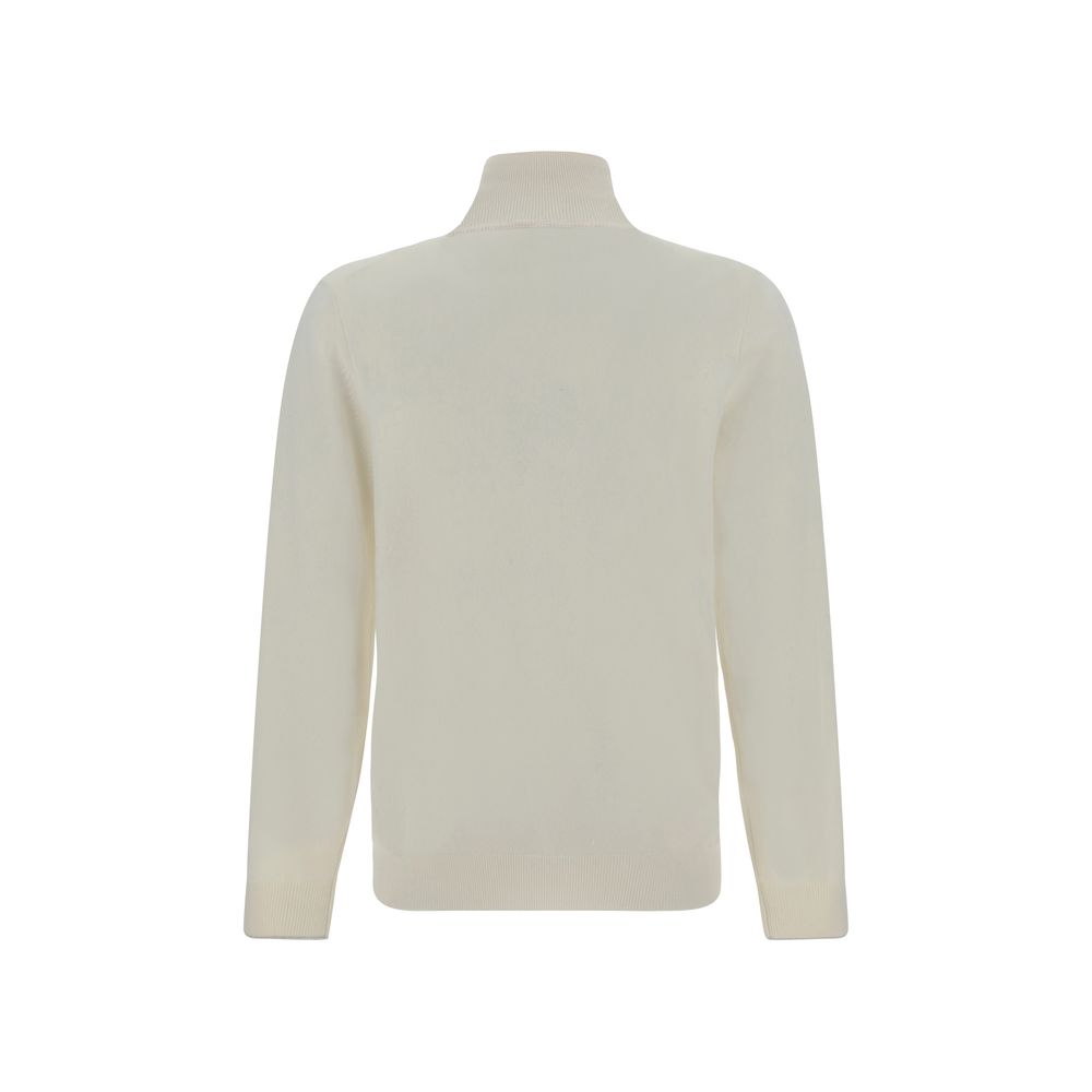Brunello Cucinelli White Cashmere Cashmere Sweater | Regal Royce