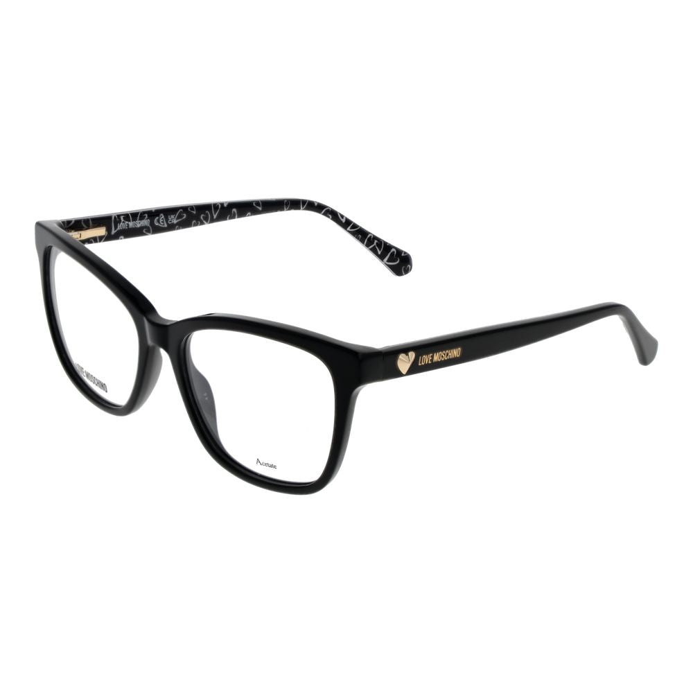 Love Moschino Black Acetate Glasses (Frames) | Regal Royce