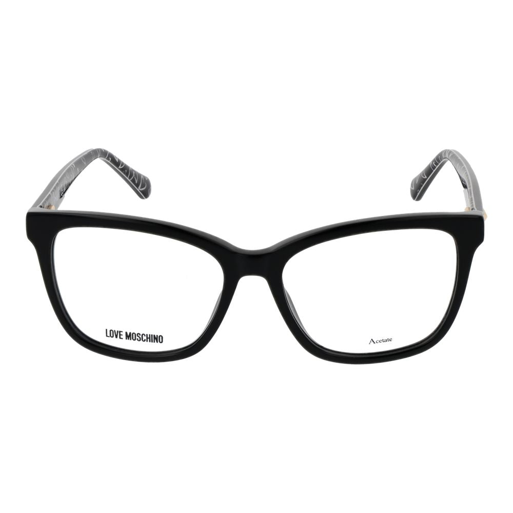 Love Moschino Black Acetate Glasses (Frames) | Regal Royce